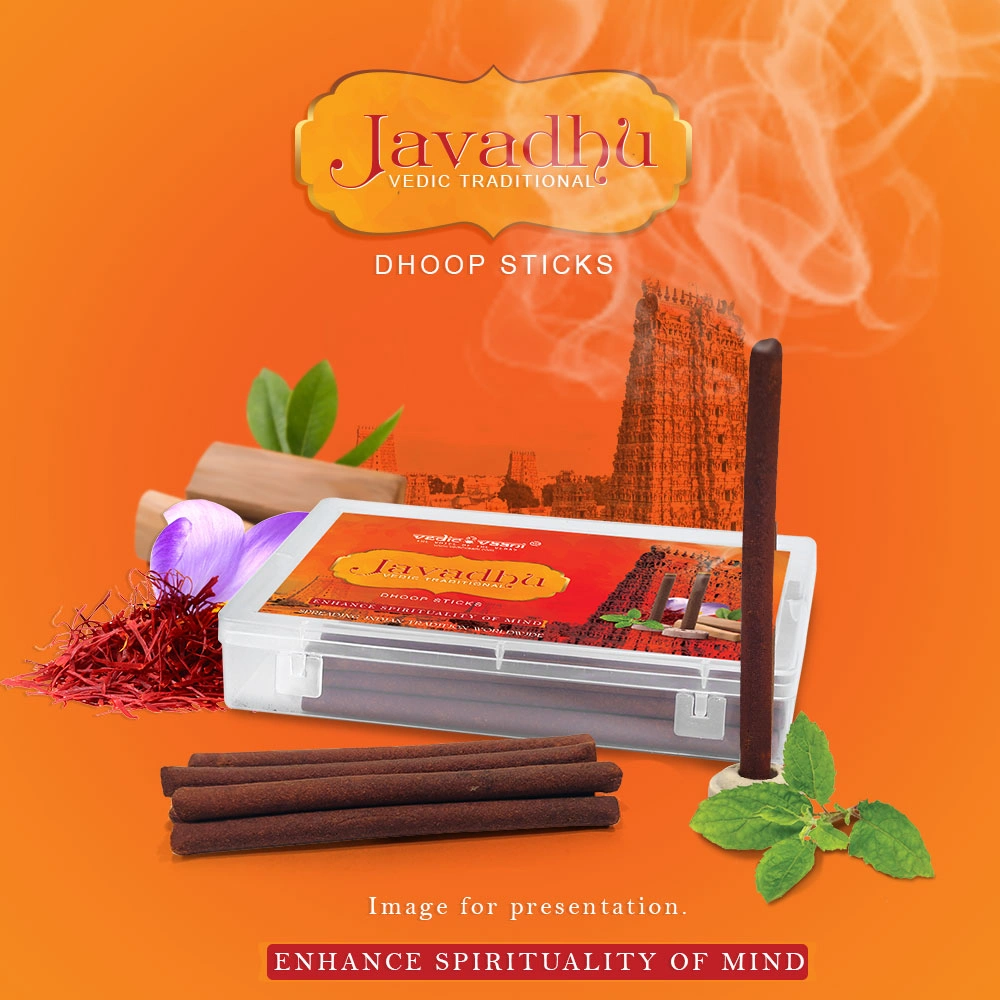 Javadhu Vedic Traditional Dhoop Sticks-25 sticks-2