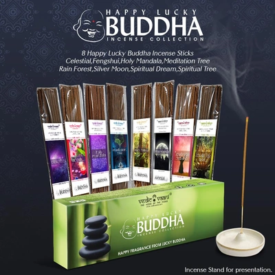 Happy Lucky Buddha Series - Set of 8 Packs