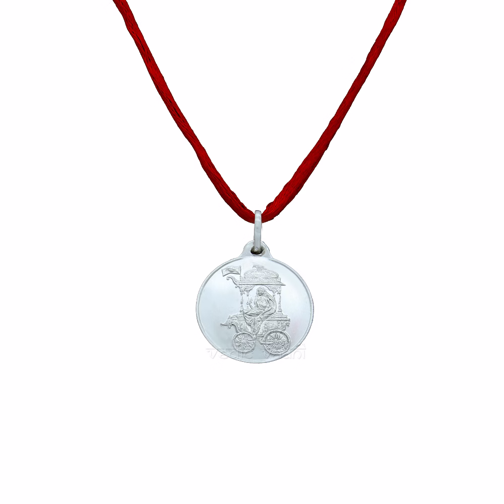 Dhumavati Devi Yantra Locket in Pure Silver image 3