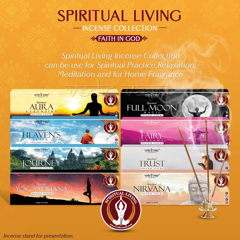 Spiritual Living Incense Collection - Set of 8-800 gms-1