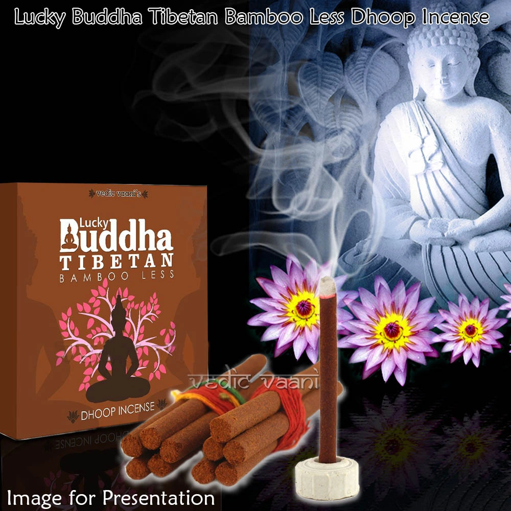 Lucky Buddha Tibetan Bamboo Less Dhoop Incense-50 sticks-2