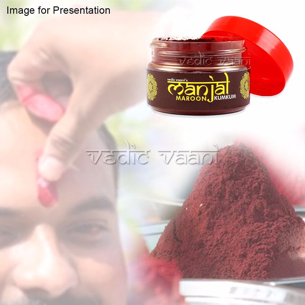 Manjal Maroon Kumkum image 5