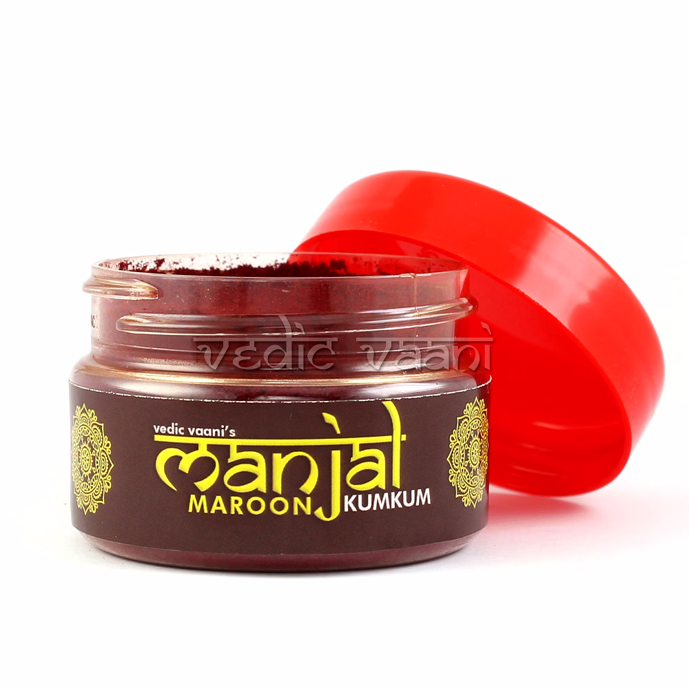 Manjal Maroon Kumkum image 2