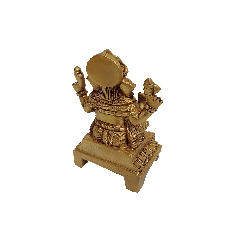 Lambodar Ganesha Idol/Murti in Brass-2