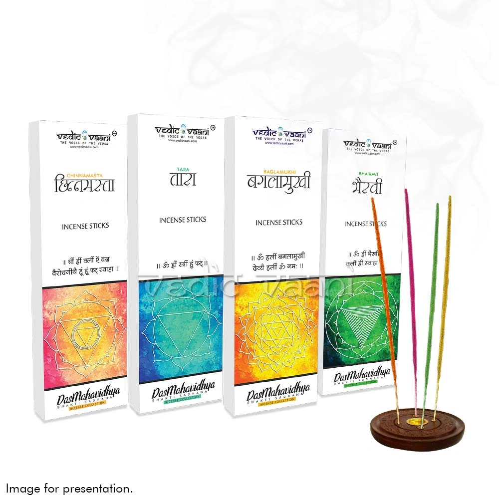 Dasmahavidya Incense Sticks - Set of 10 pack-100 gms-3