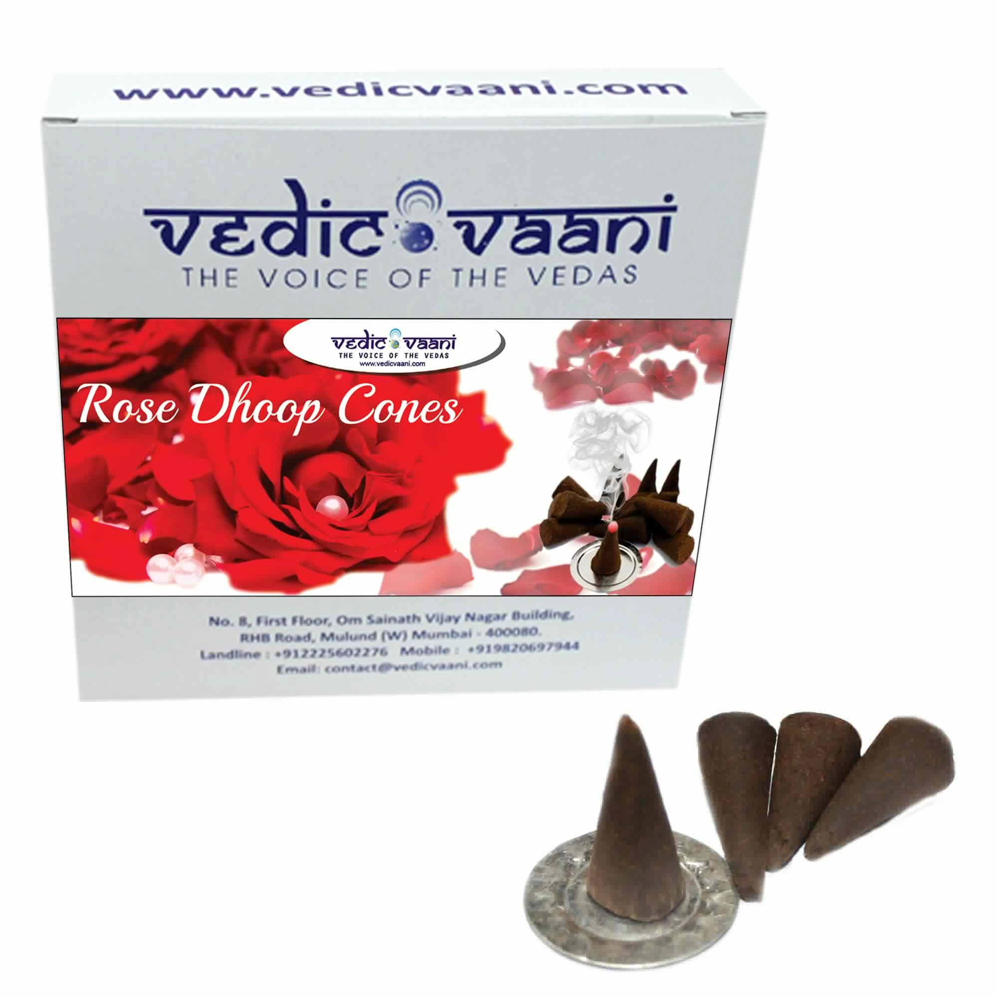 Rose Dhoop Cones-DP77-1