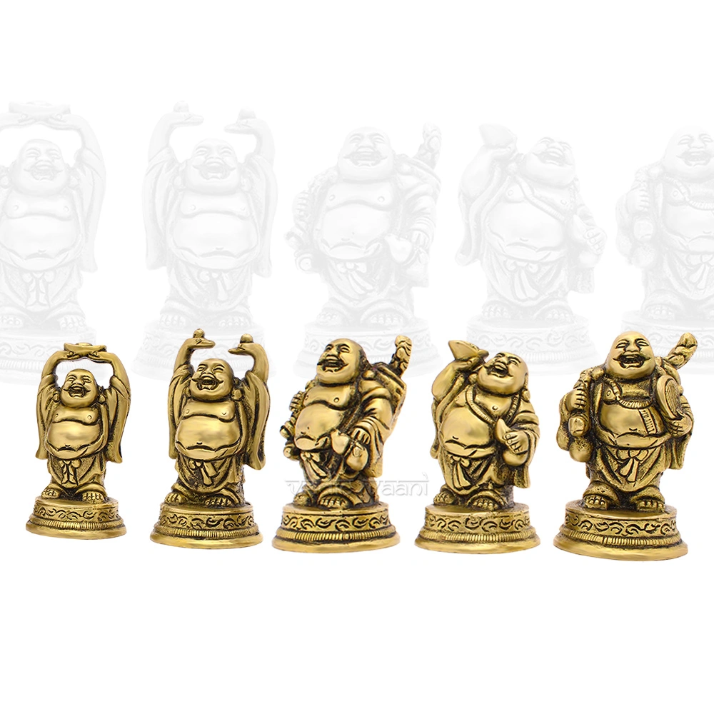 Fengshui Laughing Buddha - Set of 5-2