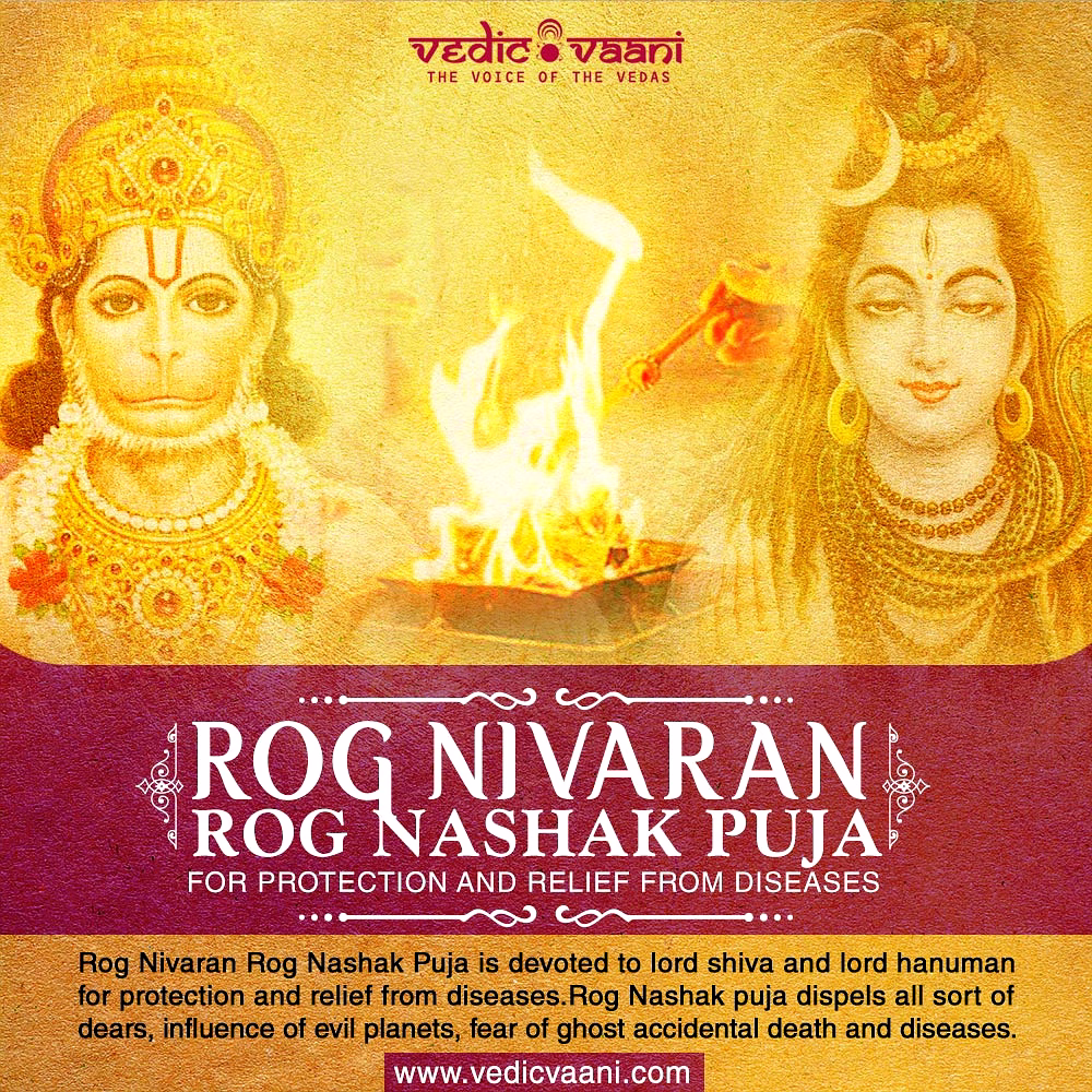 vedic vaani™ rog nivaran rog nashak puja - for protection and relief from diseases