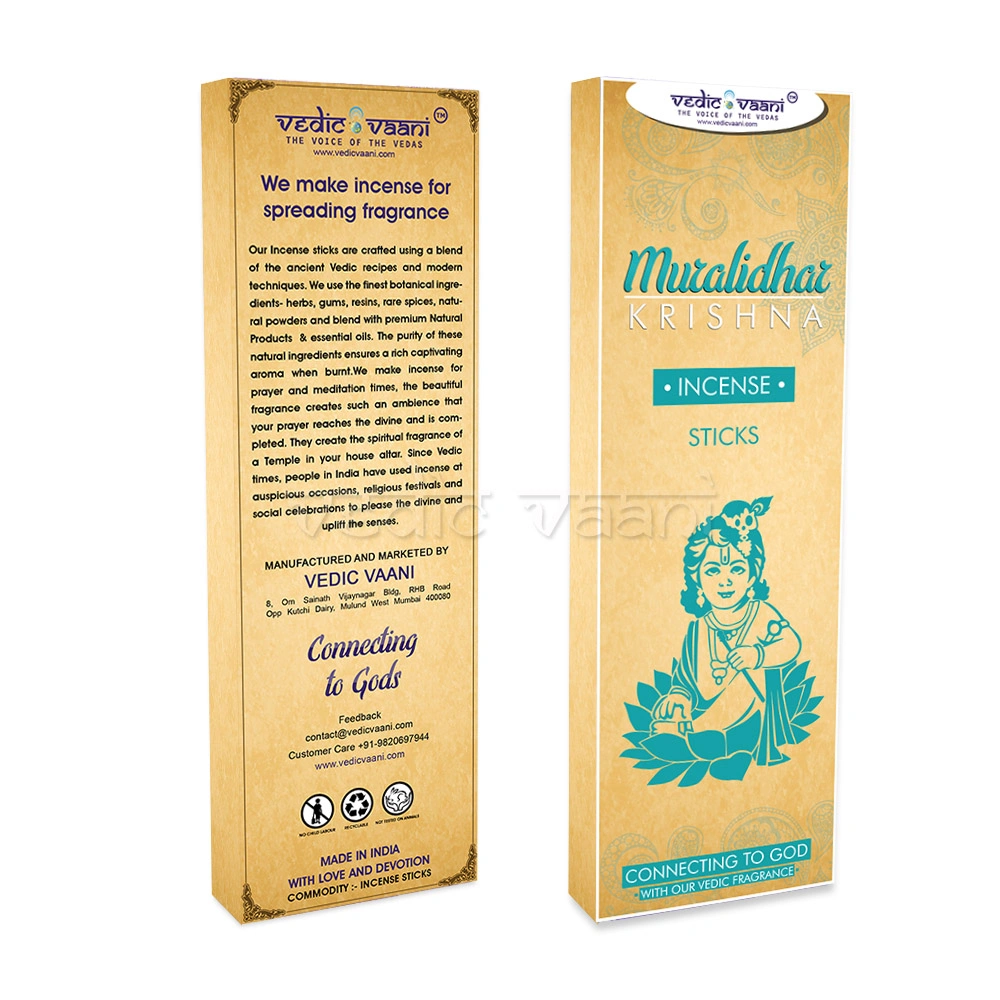 Krishna Murlidhar Incense Sticks-100 gms-4