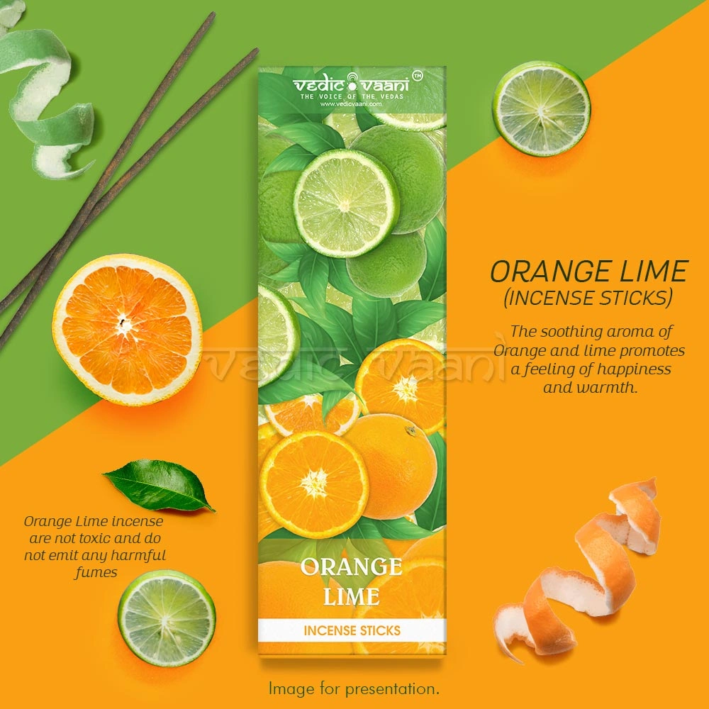 Orange Lime Incense Sticks-100 gms-3