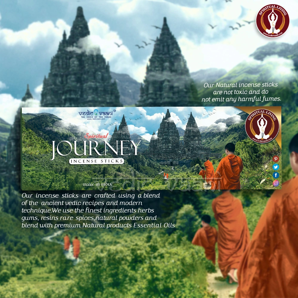Journey Spiritual Living Incense Stick-100 gms-1