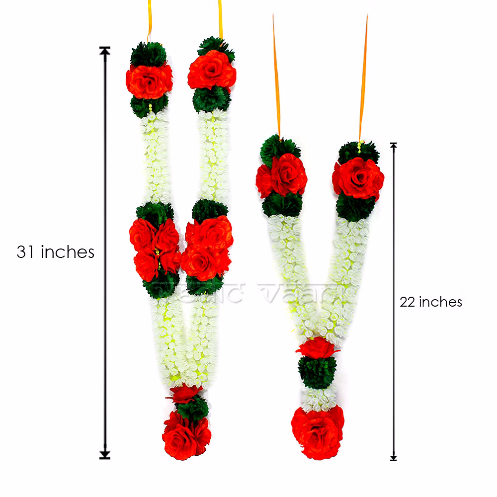 Artificial Mogra flower Garland image 6