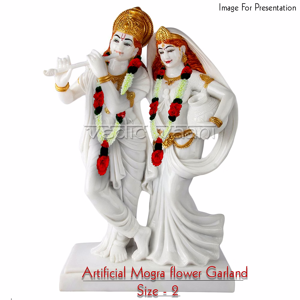 Artificial Mogra flower Garland image 5