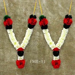 vedic vaani™ artificial mogra flower garland