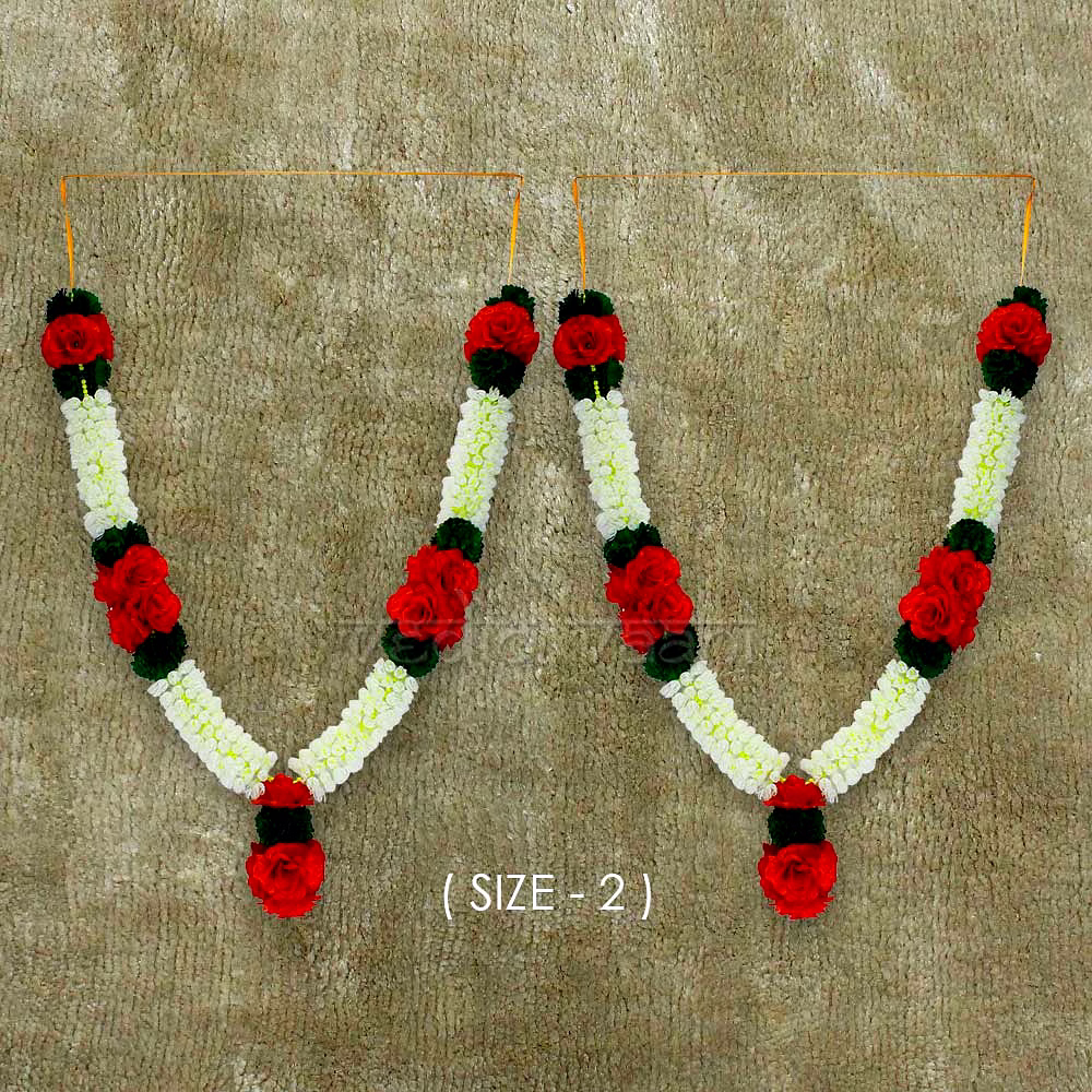 Artificial Mogra flower Garland image 2