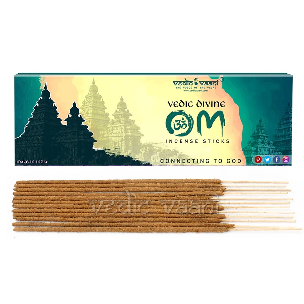 Vedic Divine Om Puja Masala Incense Sticks-AG235-2