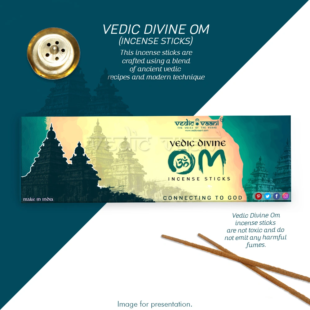 Vedic Divine Om Puja Masala Incense Sticks-250 gma-4