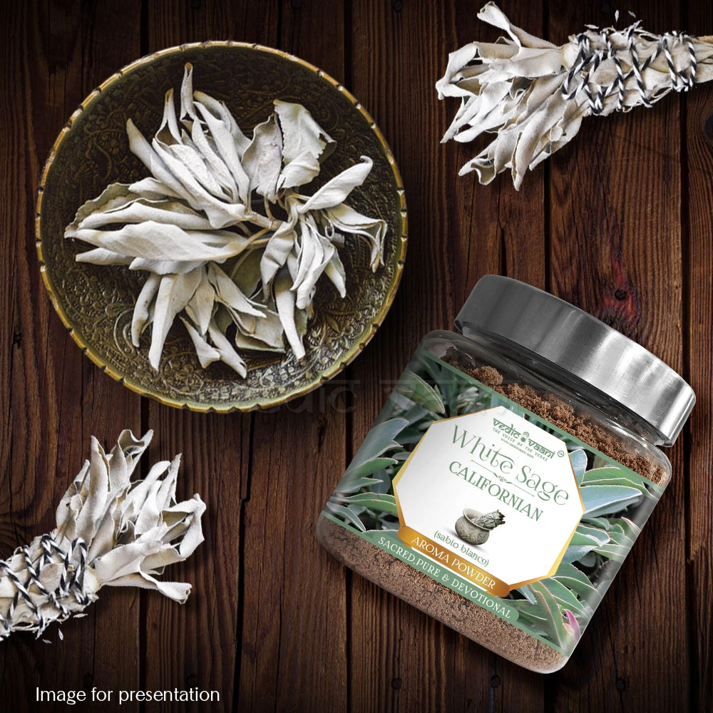 White Sage Californian (Sabio Balanco) Aroma Powder-100 gms-3