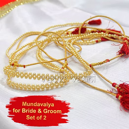vedic vaani™ mundavali jewellery for bride & groom