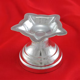 vedic vaani™ niranjan diya in german silver