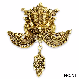 vedic vaani™ kirtimukha vastu nazar raksha mask (door wall hanging)