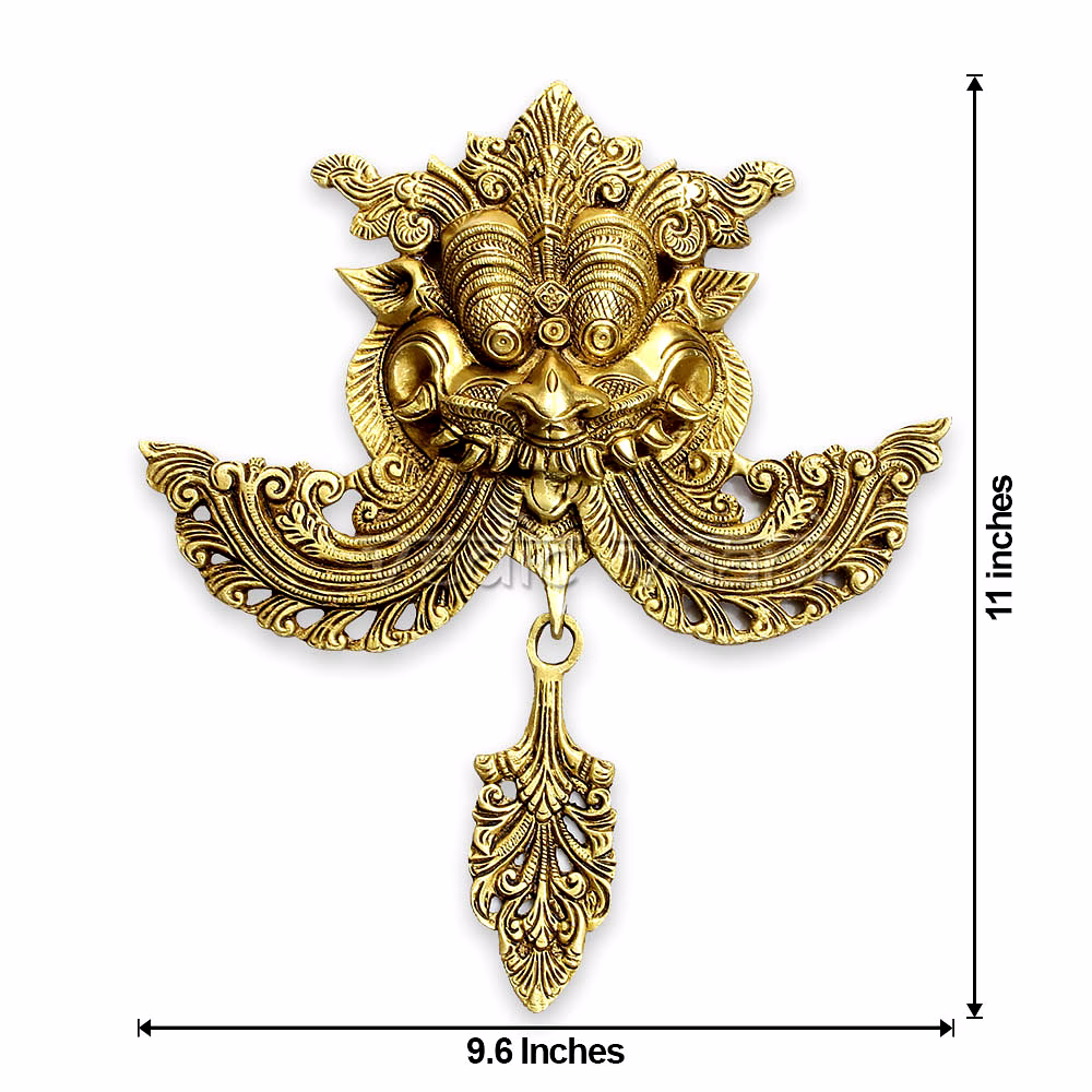 Kirtimukha Vastu Nazar Raksha Mask (Door Wall Hanging) image 5