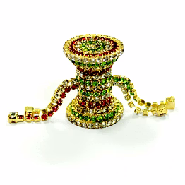 vedic vaani™ damru with gemstones