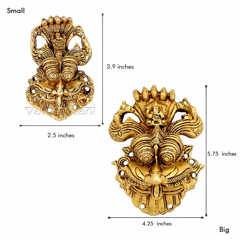 Nazar Raksha Vastu Ganesha Wall Hanging Mask image 5