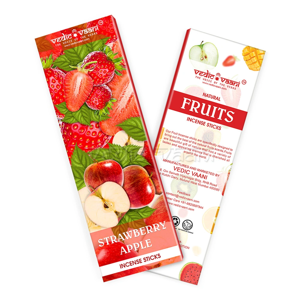 Strawberry Apple Incense Sticks-100 gms-5