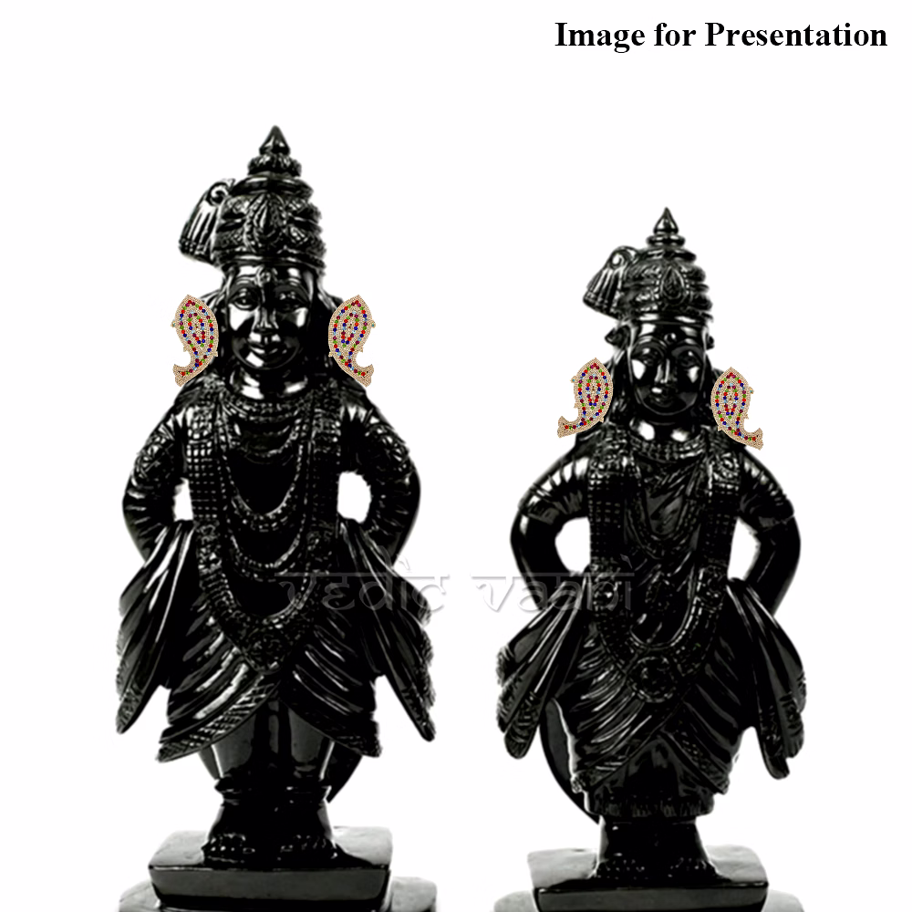 Vitthal Fish Earing for God & Godeess statues image 5