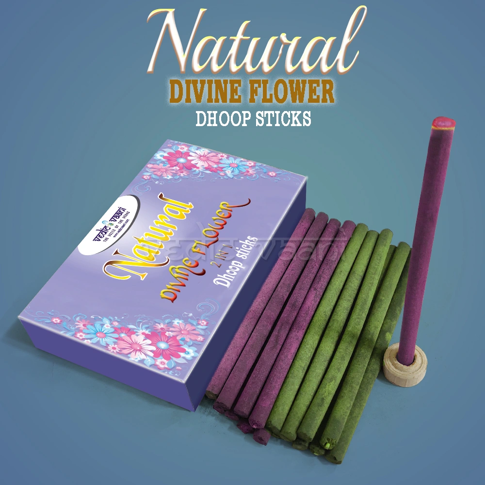 Natural Divine Flower 2 in 1 Dhoop sticks-1