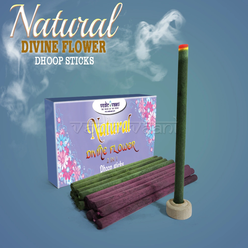 Natural Divine Flower 2 in 1 Dhoop sticks-DP112a