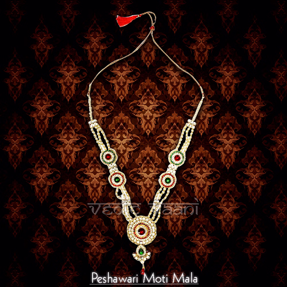 vedic vaani™ peshawari moti mala