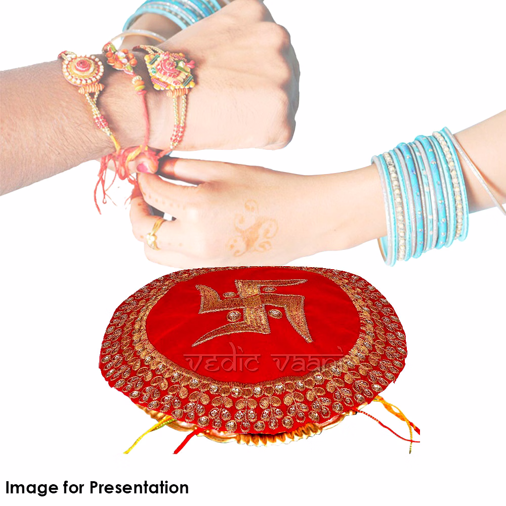Swastike Shagun Cover for Wedding Puja Auspicious Occasions - set of 4 image 4