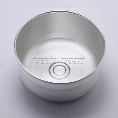 vedic vaani™ prasad katori in pure silver