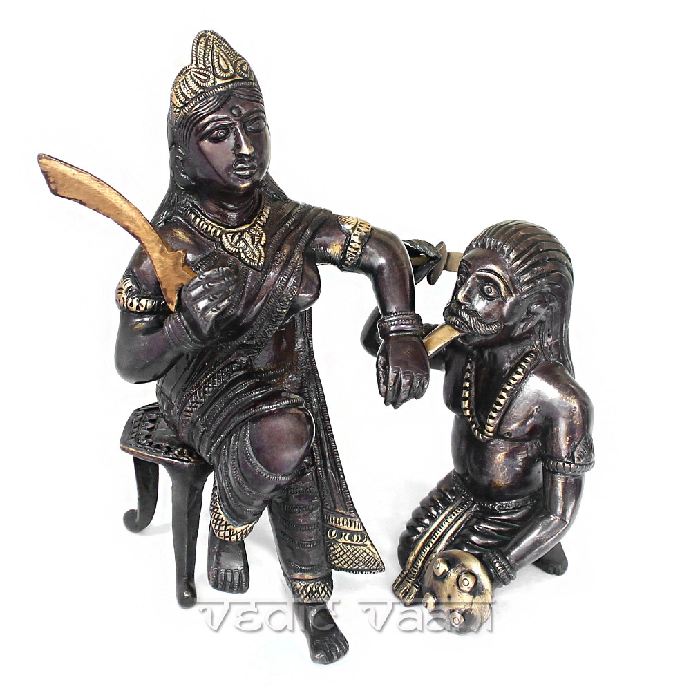 Bagalamukhi Statue with Black Exotic Finish-2