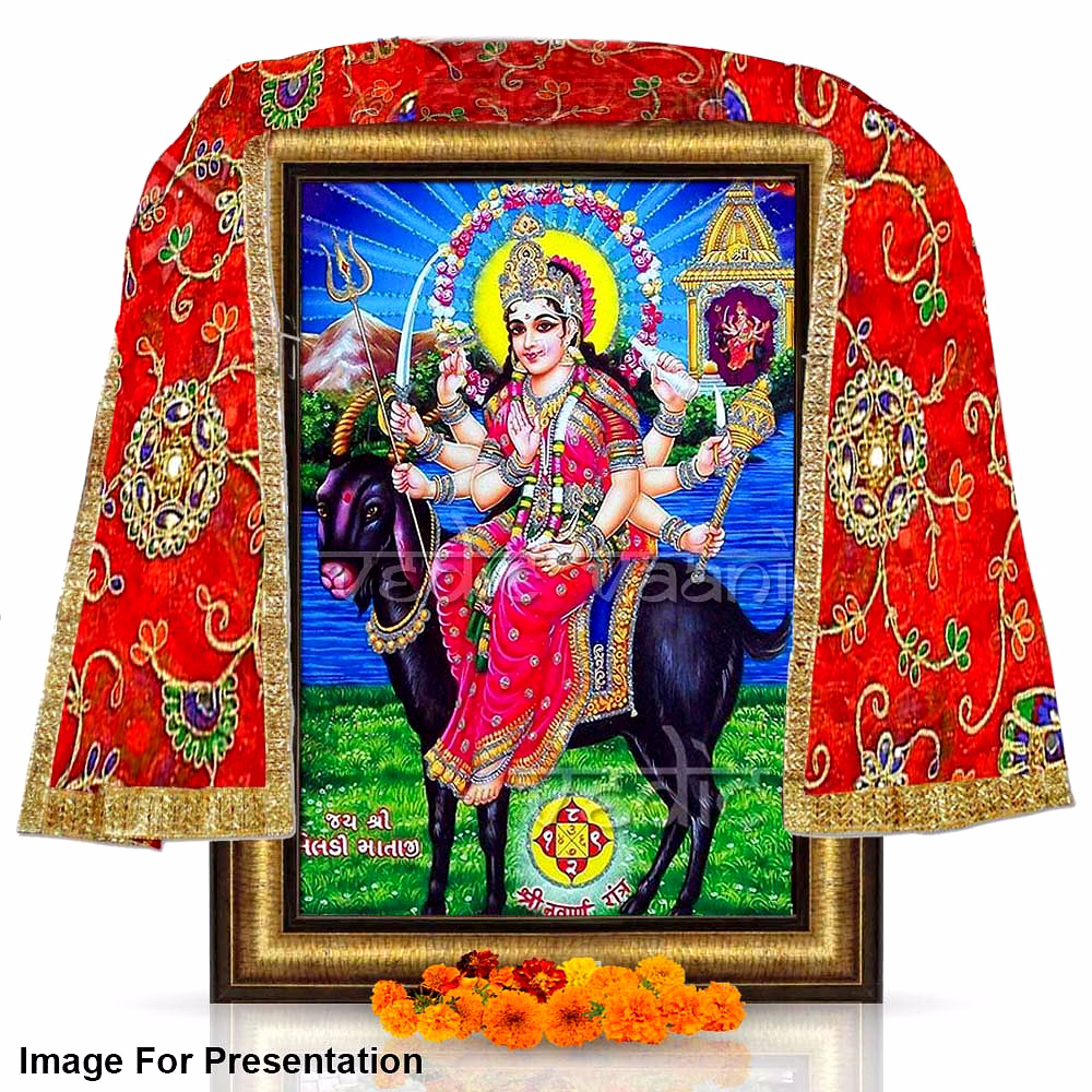 1 Meter Peacock Design Net Chunri - Set of 3 image 5