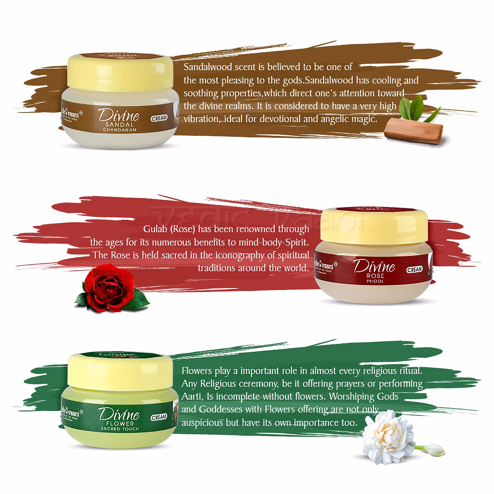 Daily Puja Viddhi Divine Sacred Touch Cream Aroma Collection For Deity and Devotee image 3