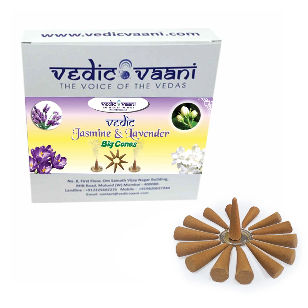 Vedic Jasmine &amp; Lavender Big Cones-DP87