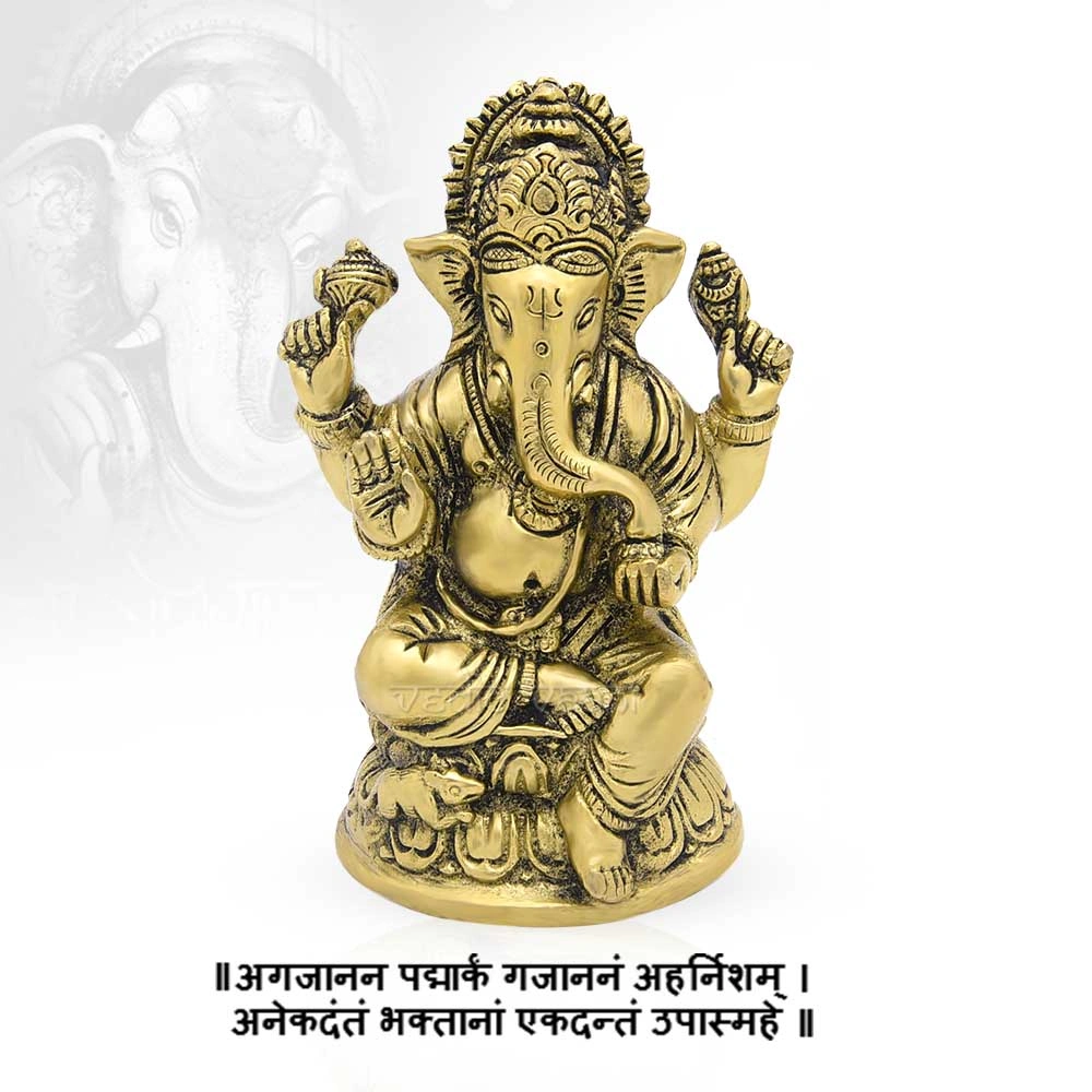 Divine Ekdantaya Lord Ganapati Idol-VZ136