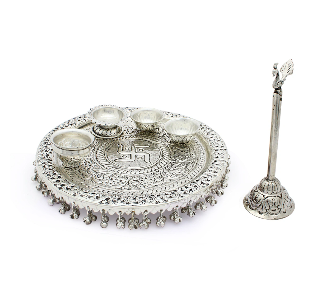 Pooja Thali Set,Puja Thali,Brass Puja Thali - Vedic Vaani