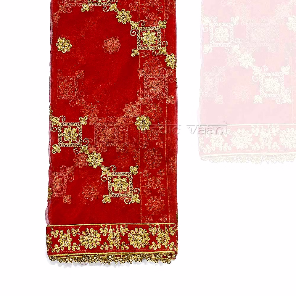 Net - Chunni, Dupatta for Wedding Auspicious Occasions image 2