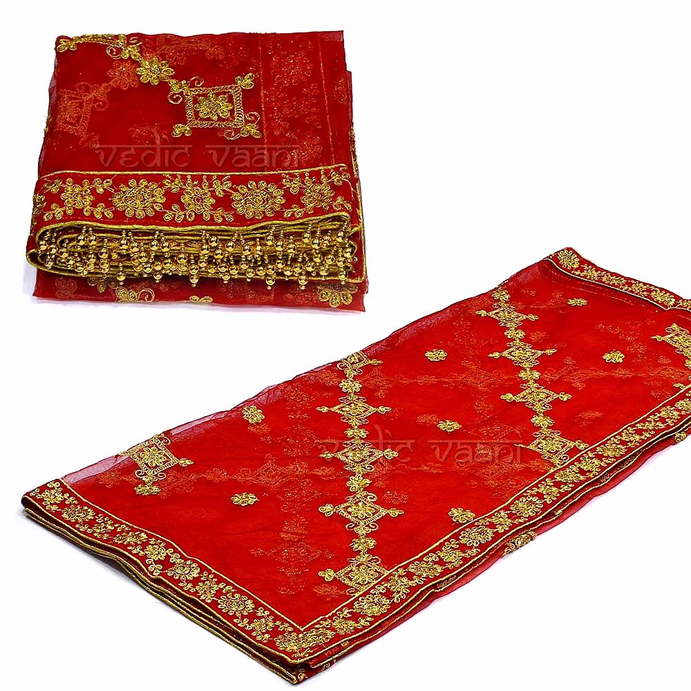 Net - Chunni, Dupatta for Wedding Auspicious Occasions image 3