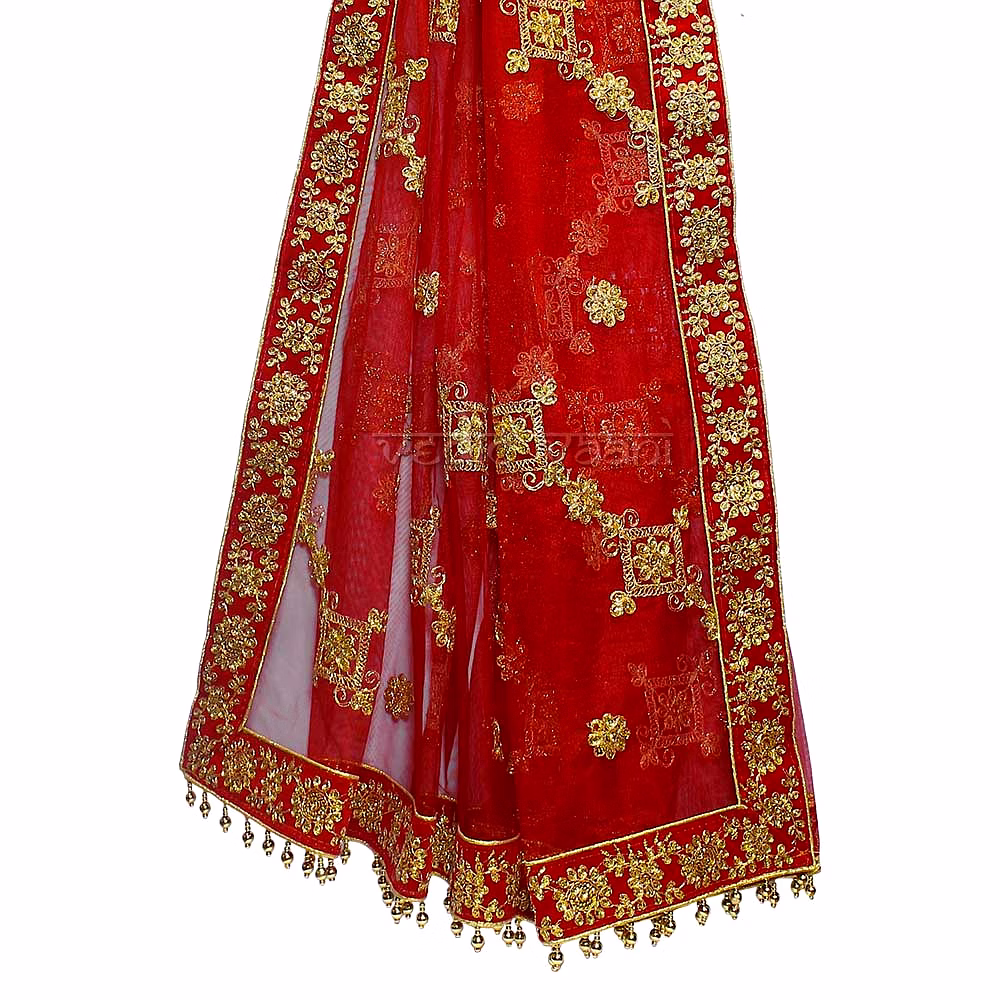 Net - Chunni, Dupatta for Wedding Auspicious Occasions image 4