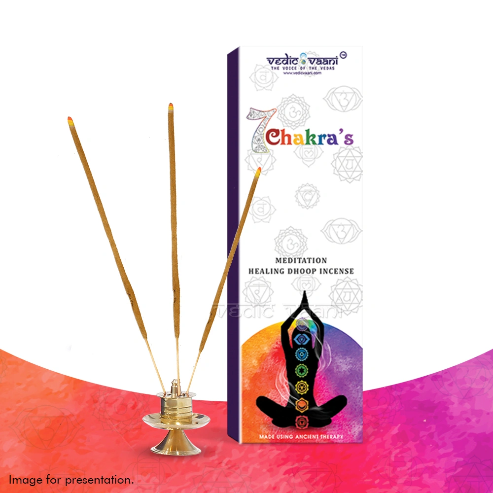 7 Chakra meditation incense Sticks-100 gms-3