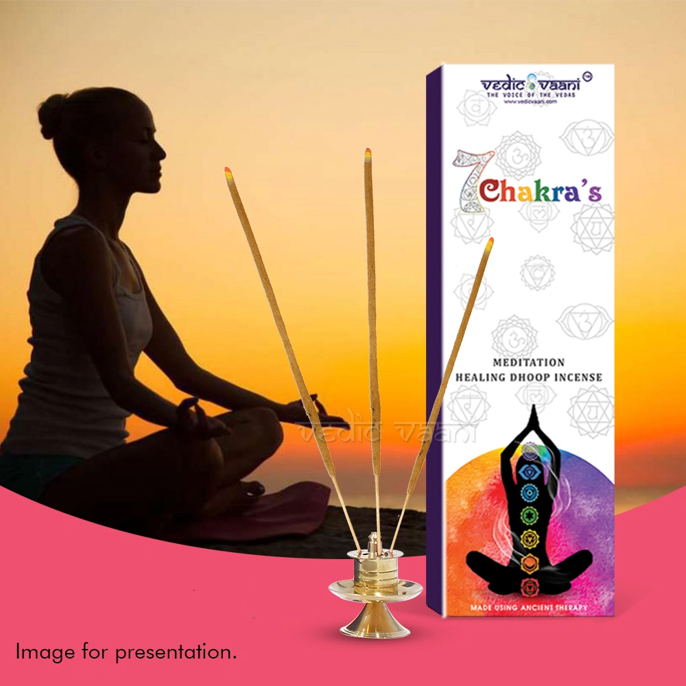 7 Chakra meditation incense Sticks-100 gms-4