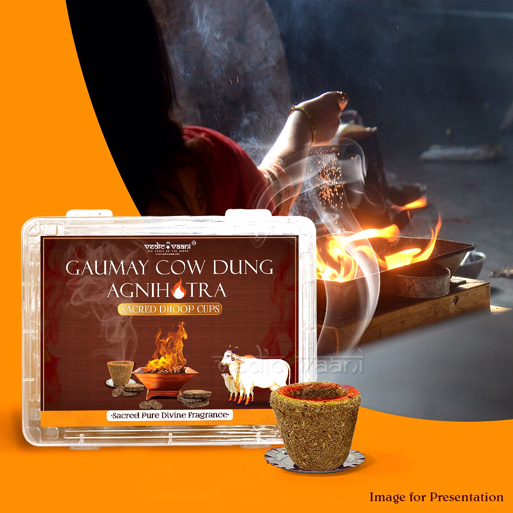 Gaumay Cow Dung Agnihotra Dhoop Cups image 4