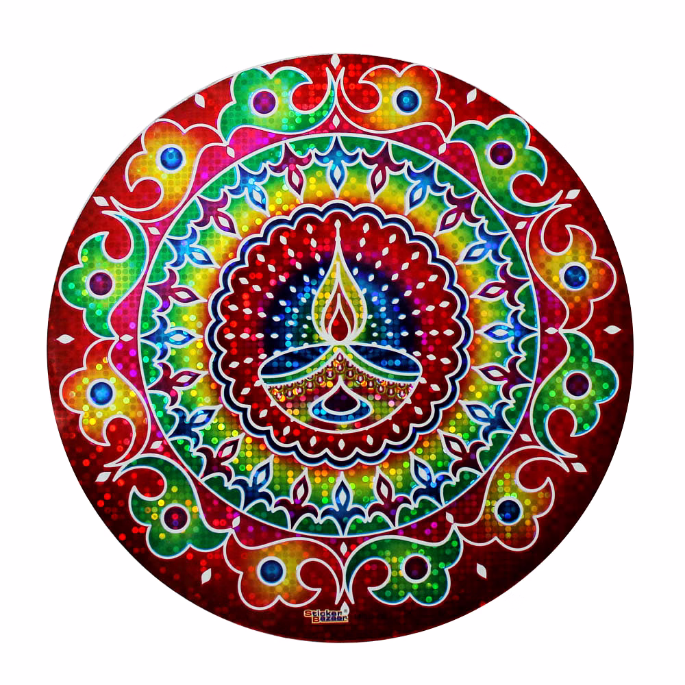 vedic vaani™ rangoli sticker