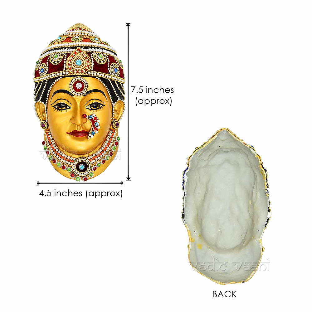 Aadishakti Mata Ekvira Aai, Devi Mukhota image 3