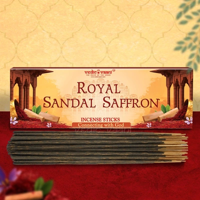 Royal Sandal Saffron Incense Sticks